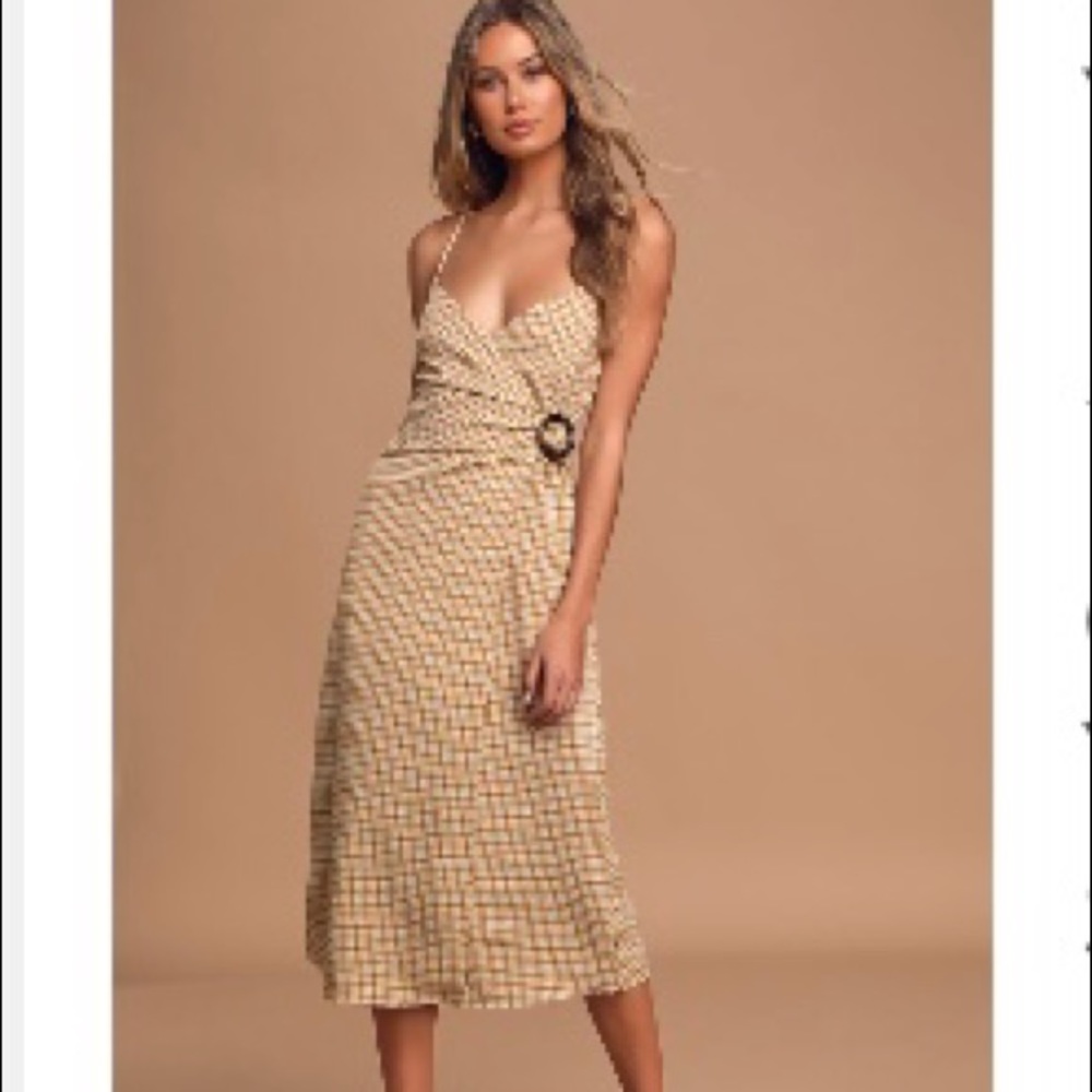 Gingham dress NEW